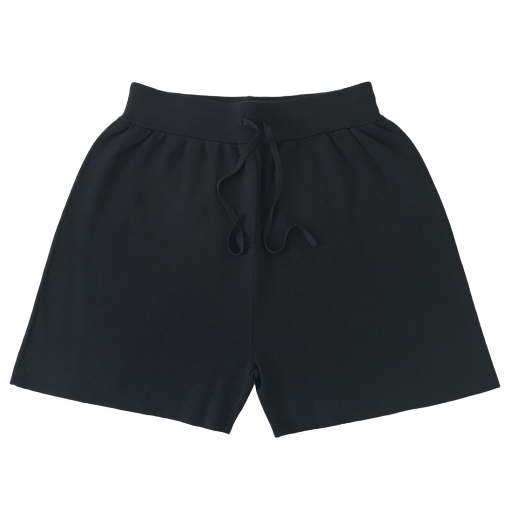 J. Crew Silk Blend Sweater Shorts Black Women's Small